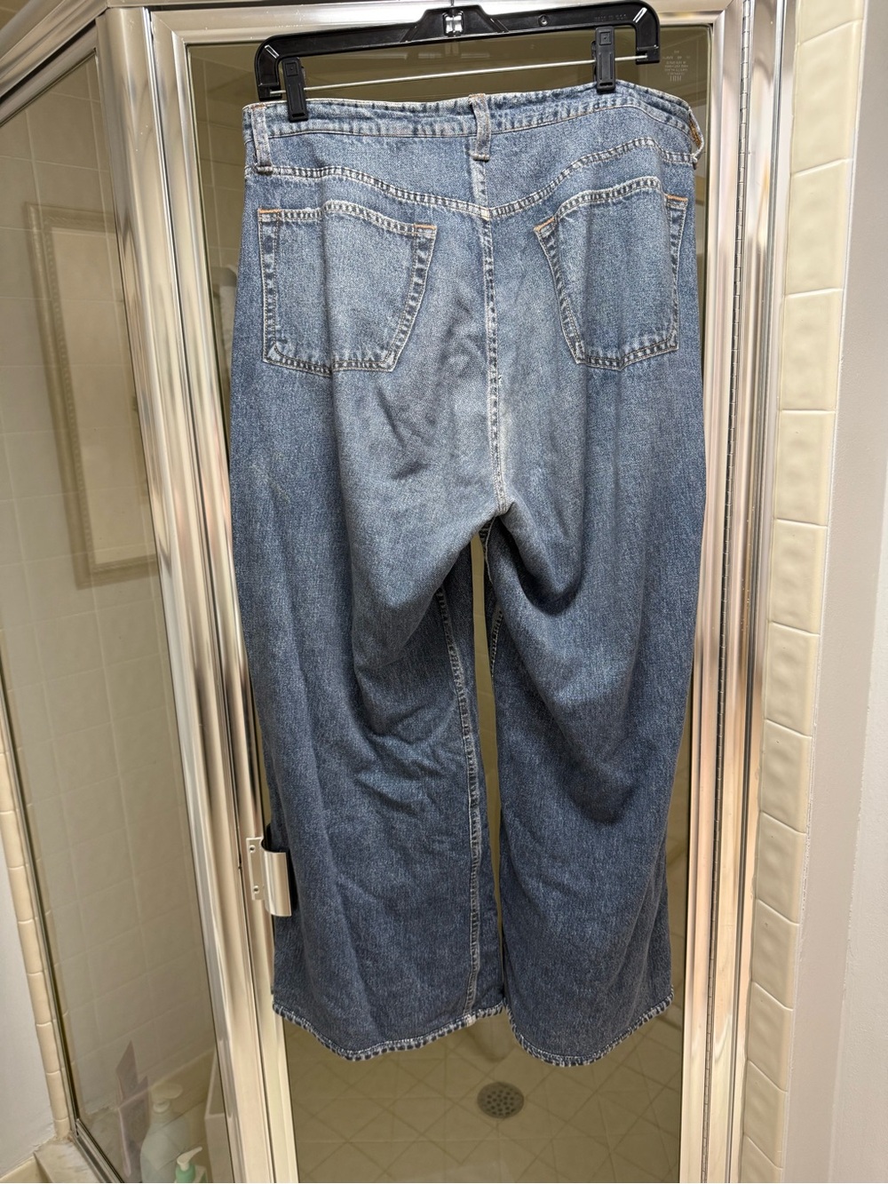 Rag and bone Miramar Sofie Wide-Leg Pant (sweatpant jeans) - Picture 3 of 3